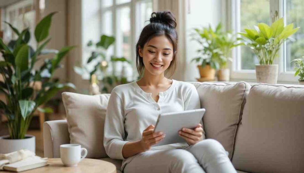 Person demonstrating financial adaptability and resilience with modern money management in 2026