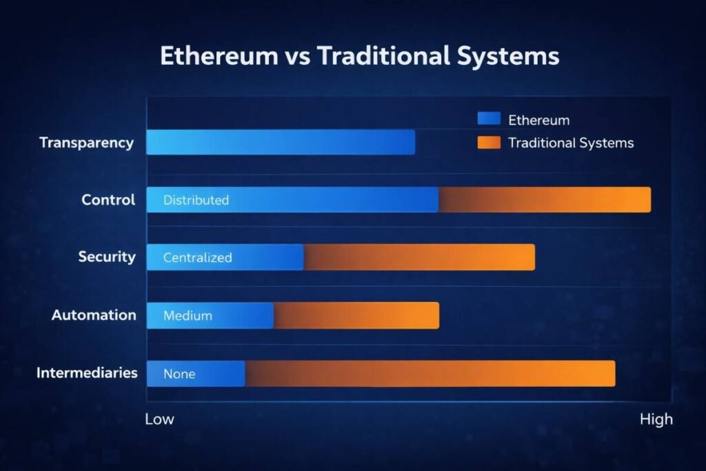 Ethereum vs Traditional Systems