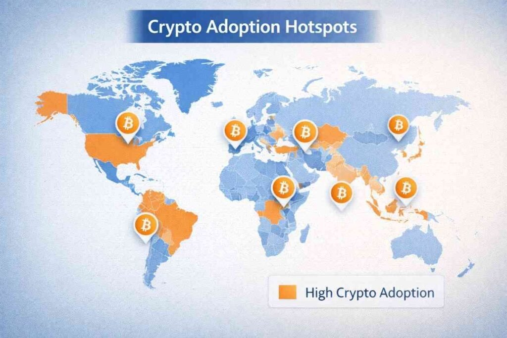 crypto adoption hotspots